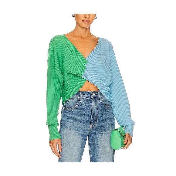 Amur 'Cruz' Green Twist Sweater Size XS - Picture 1 of 5